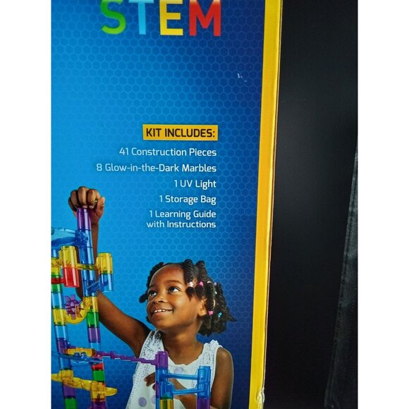 National Geographic Glow-In-The-Dark Marble Run STEM Kit - 50-Piece Educational - Picture 7 of 8